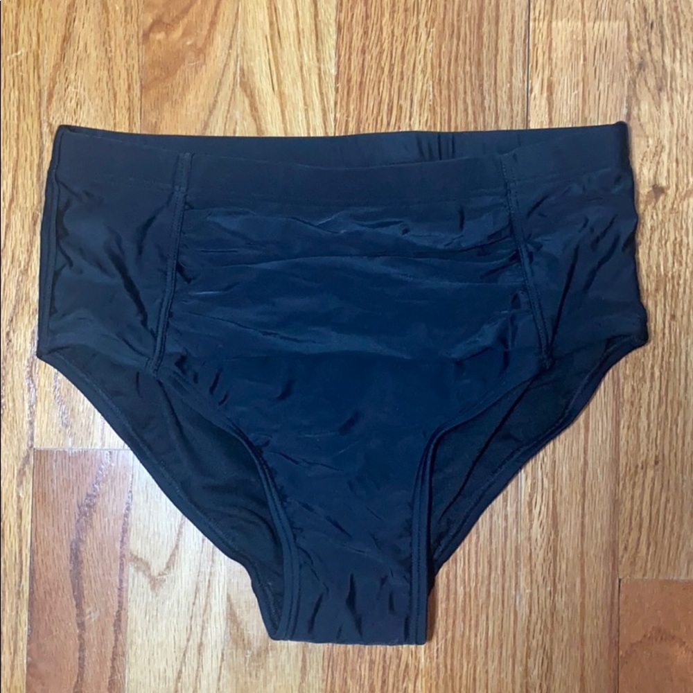 Swimsuits For All Black Highwaisted Bikini Bottoms